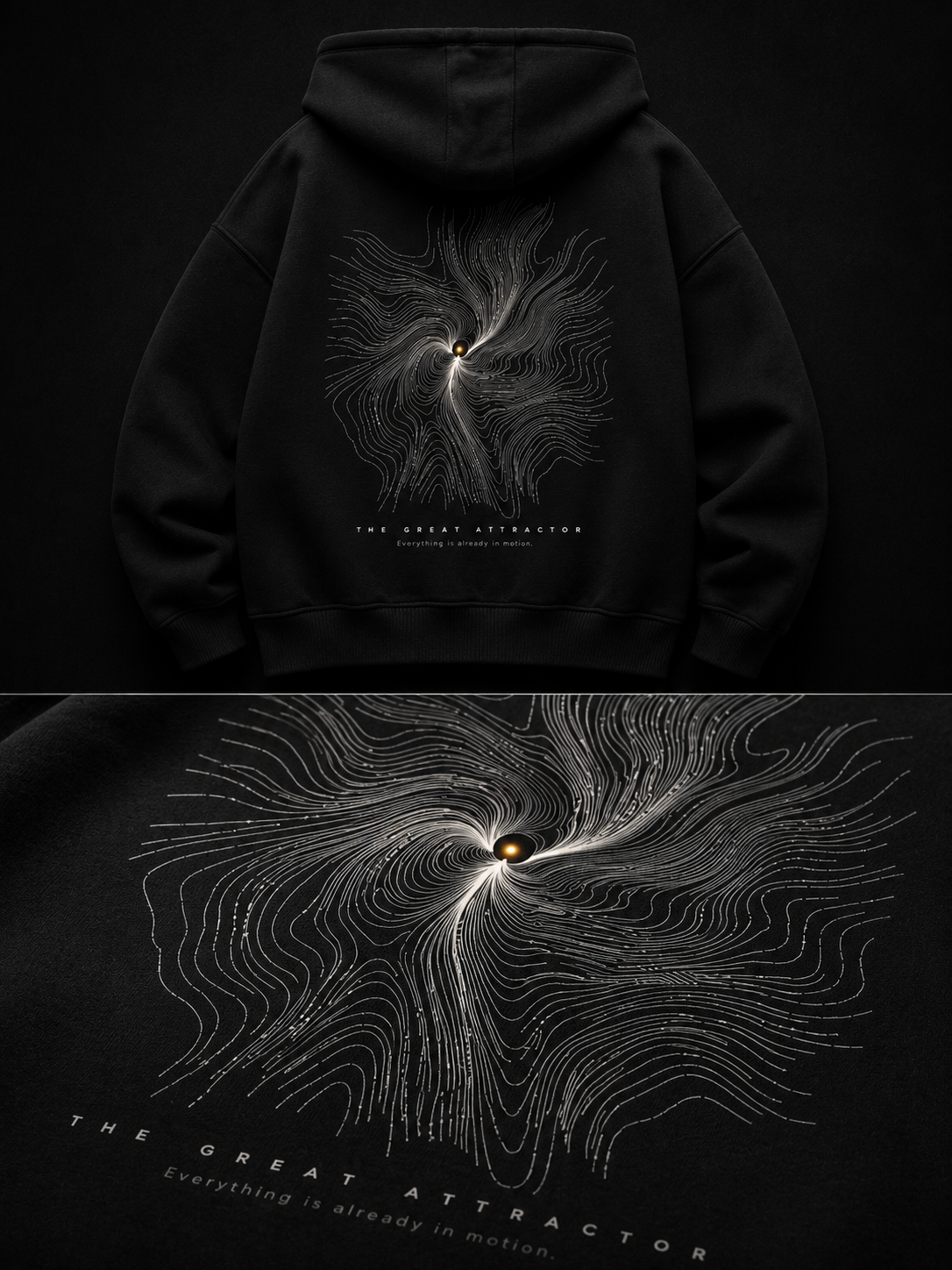 Far From Earth Collection The Great Attractor – Premium Oversized Hoodie