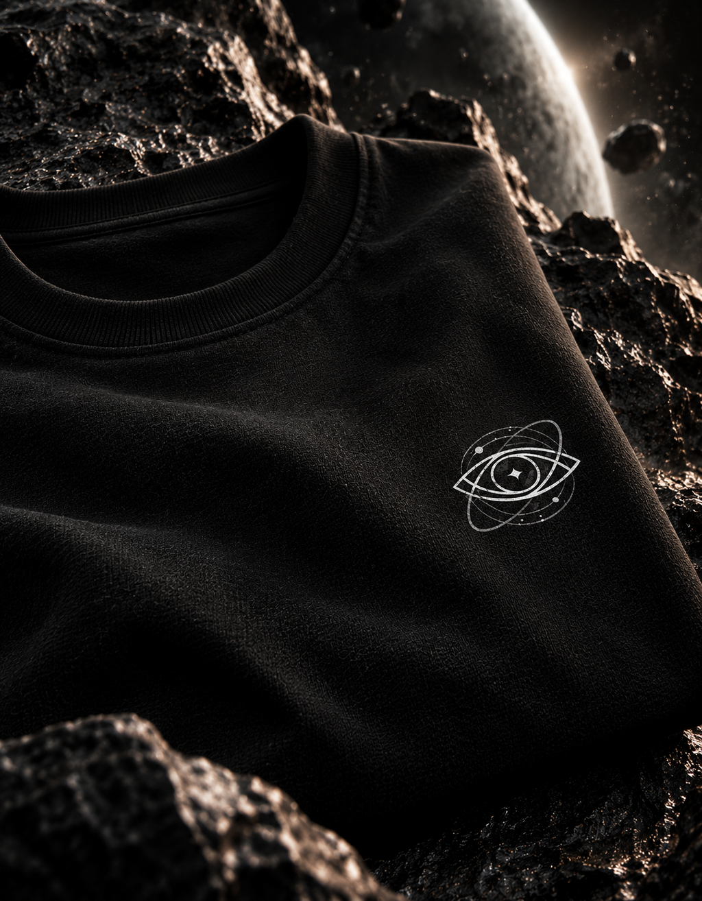 Cosmic Eye — Oversized Beyond Earth Tee