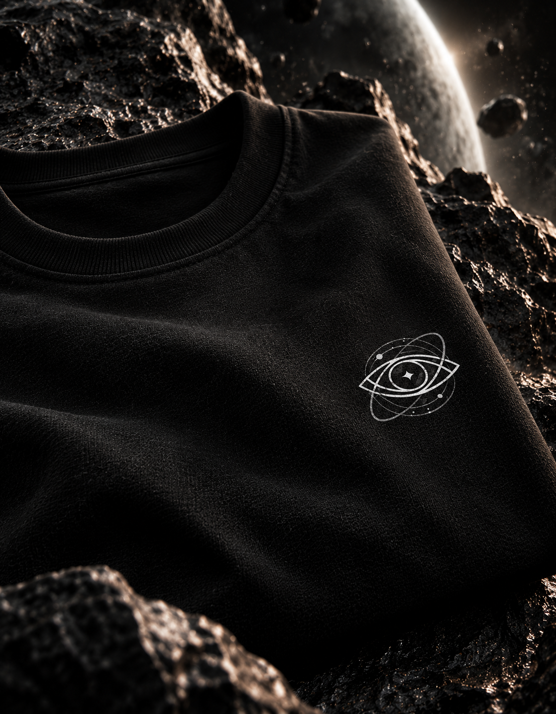 Cosmic Eye — Oversized Beyond Earth Tee