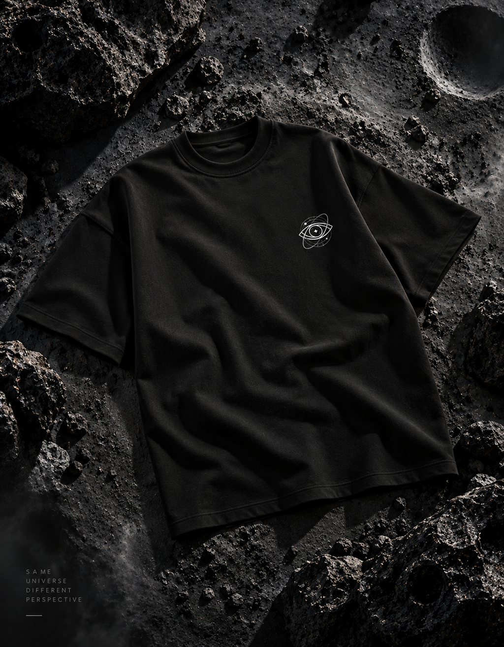 Cosmic Eye — Oversized Beyond Earth Tee