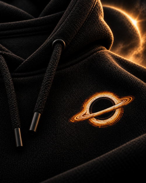 Far From Earth Essentials - Sagittarius A – Galactic Heart Hoodie*