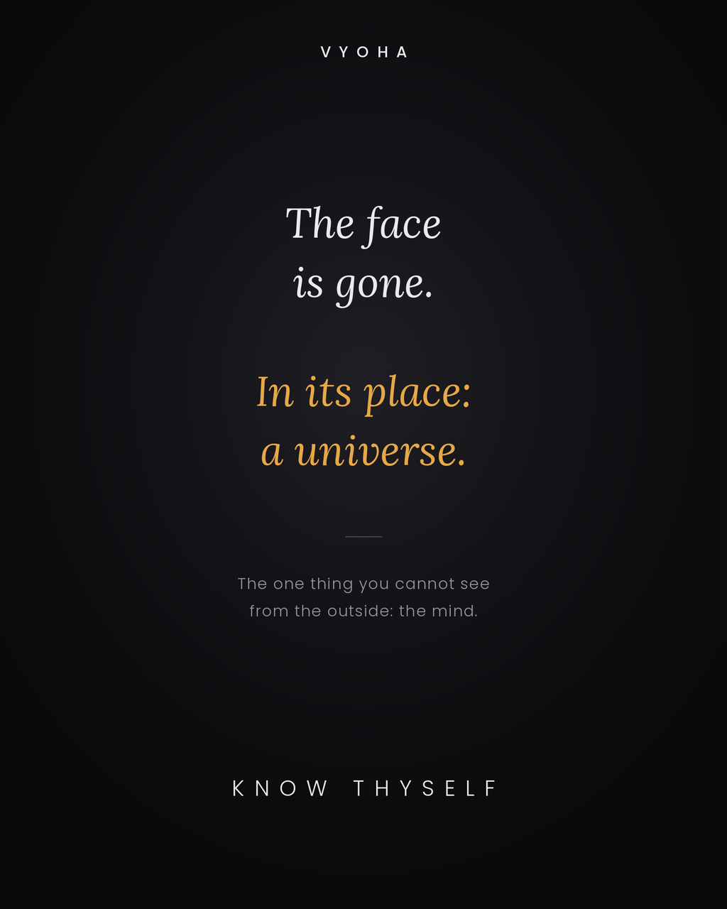 Know Thyself — Oversized Tee