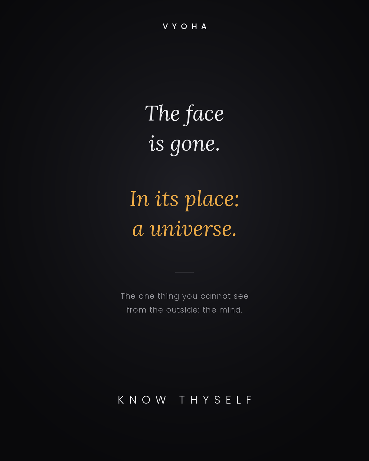Know Thyself — Oversized Tee